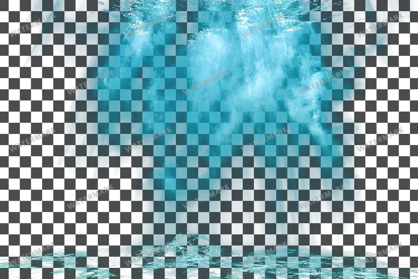 Turquoise Lighting Dramatic Shadow Transparent Overlay Pngs