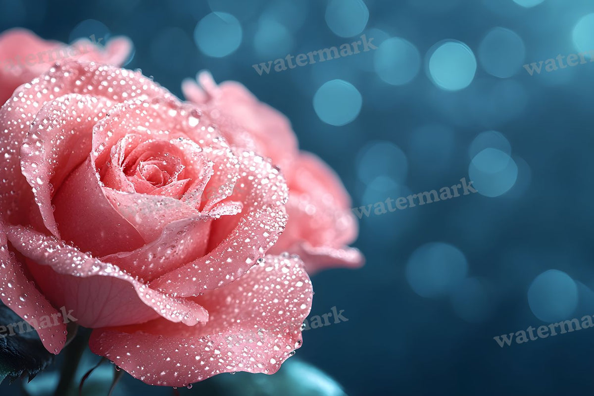 Valentine's Day digital photo backdrop for photo editing, preview 9