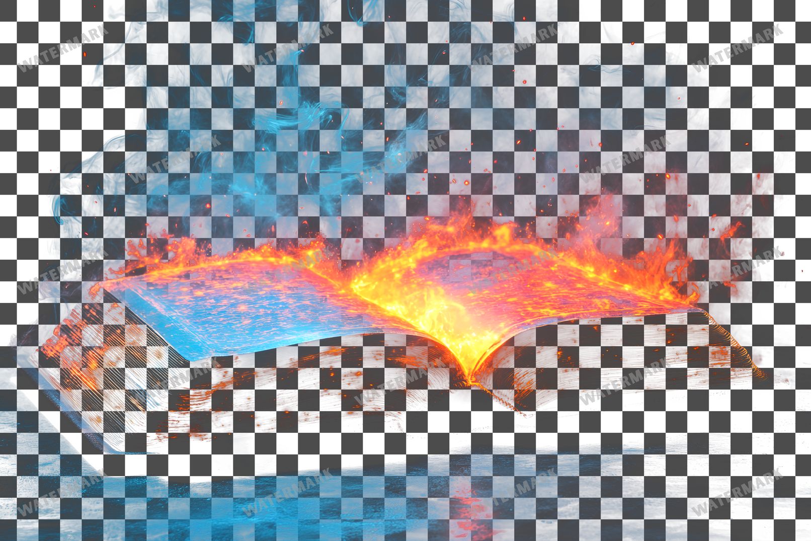 Vibrant Witchs Book Transparent Overlay Pngs