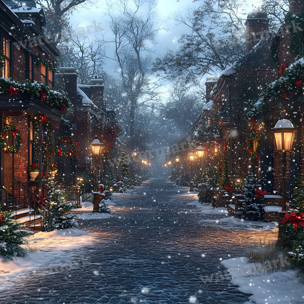 Victorian Christmas Backdrop Images