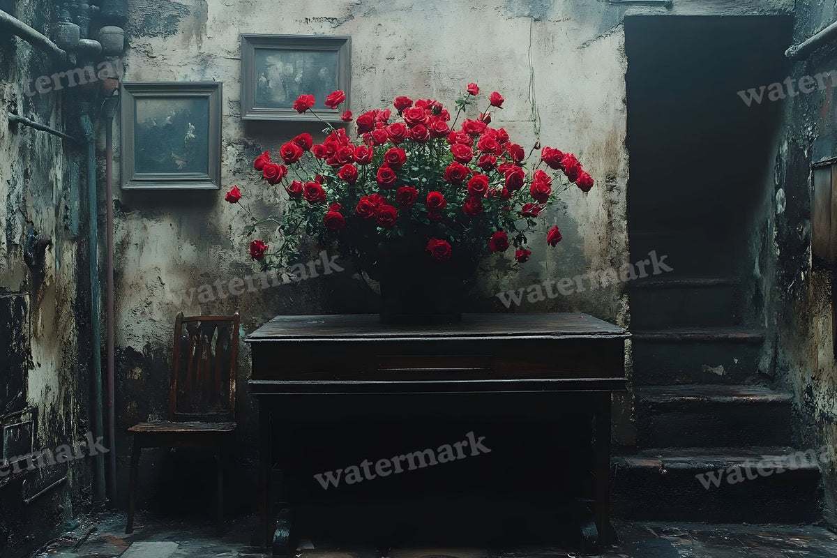 Victorian Cinematics digital photo backdrop for photo editing, preview 9