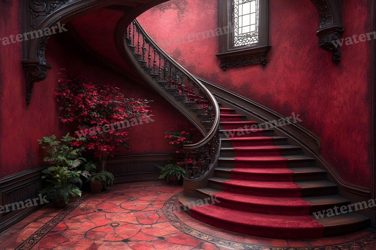 Victorian Cinematics digital photo backdrop for photo editing, preview 9