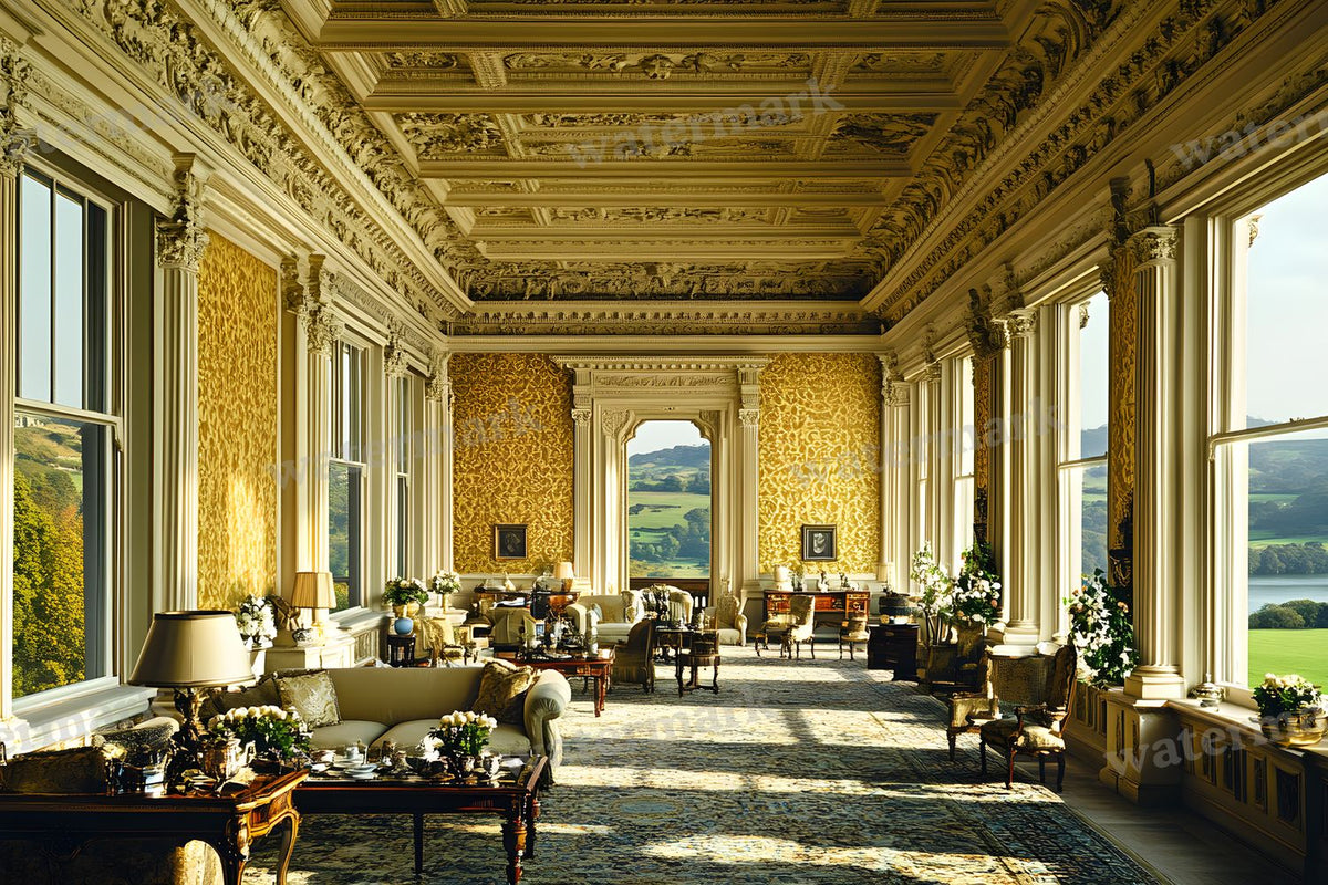 Victorian Golden Backdrop Images