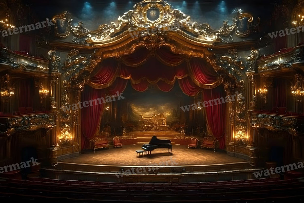 Victorian Opera Stage Backdrop Images