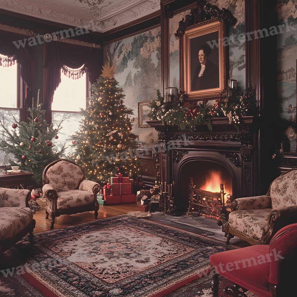 Victorian Winter Backdrop Images