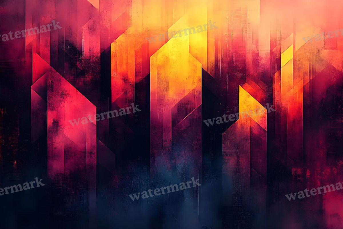Vivid Modern Abstract digital photo backdrop for photo editing, preview 9