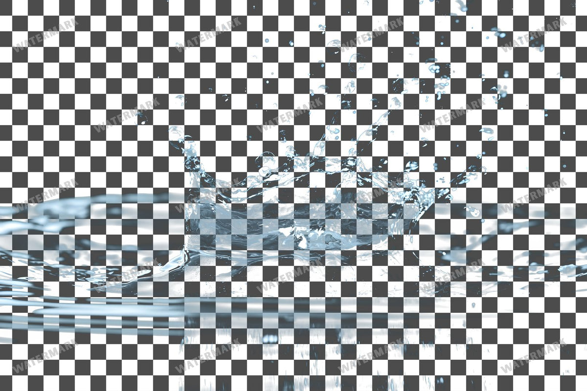 Water Splash Transparent Overlay Pngs