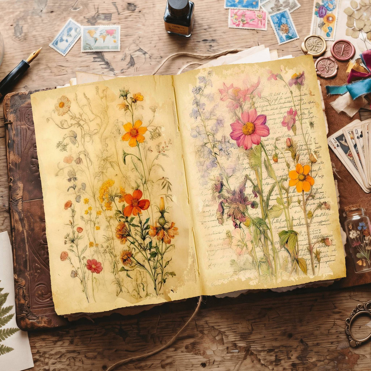 Wildflowers Digital Papers