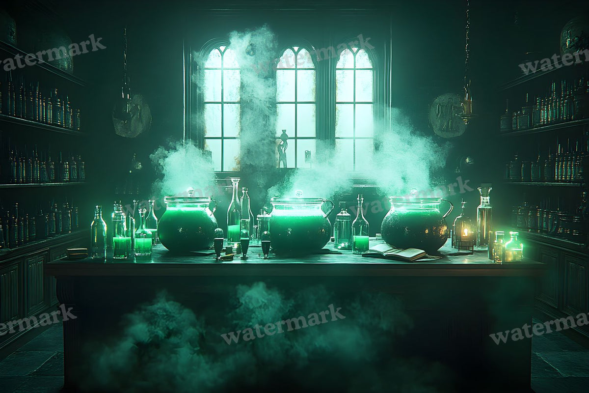 Witch Potion Room Backdrop Images