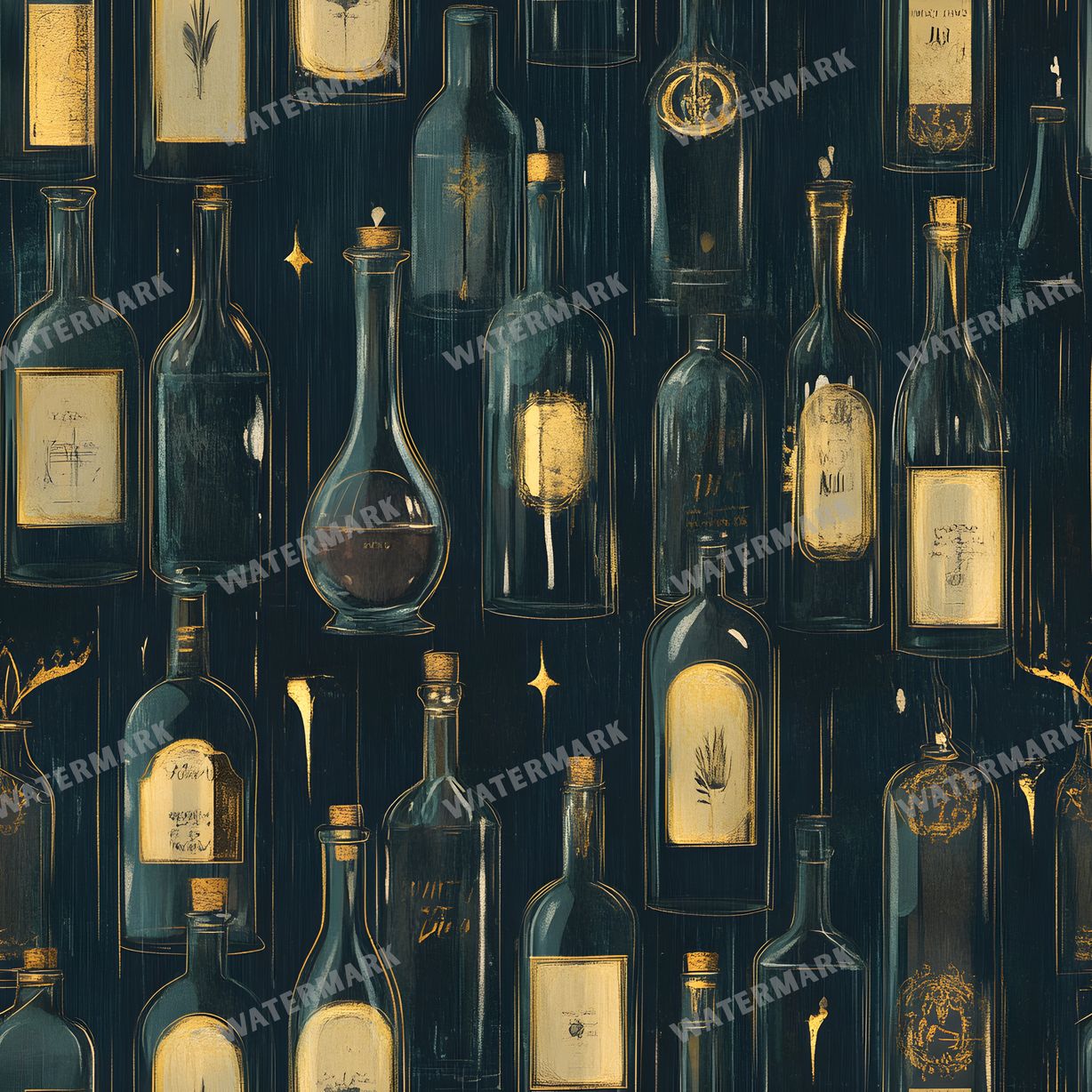 Witchcraft Seamless Pattern