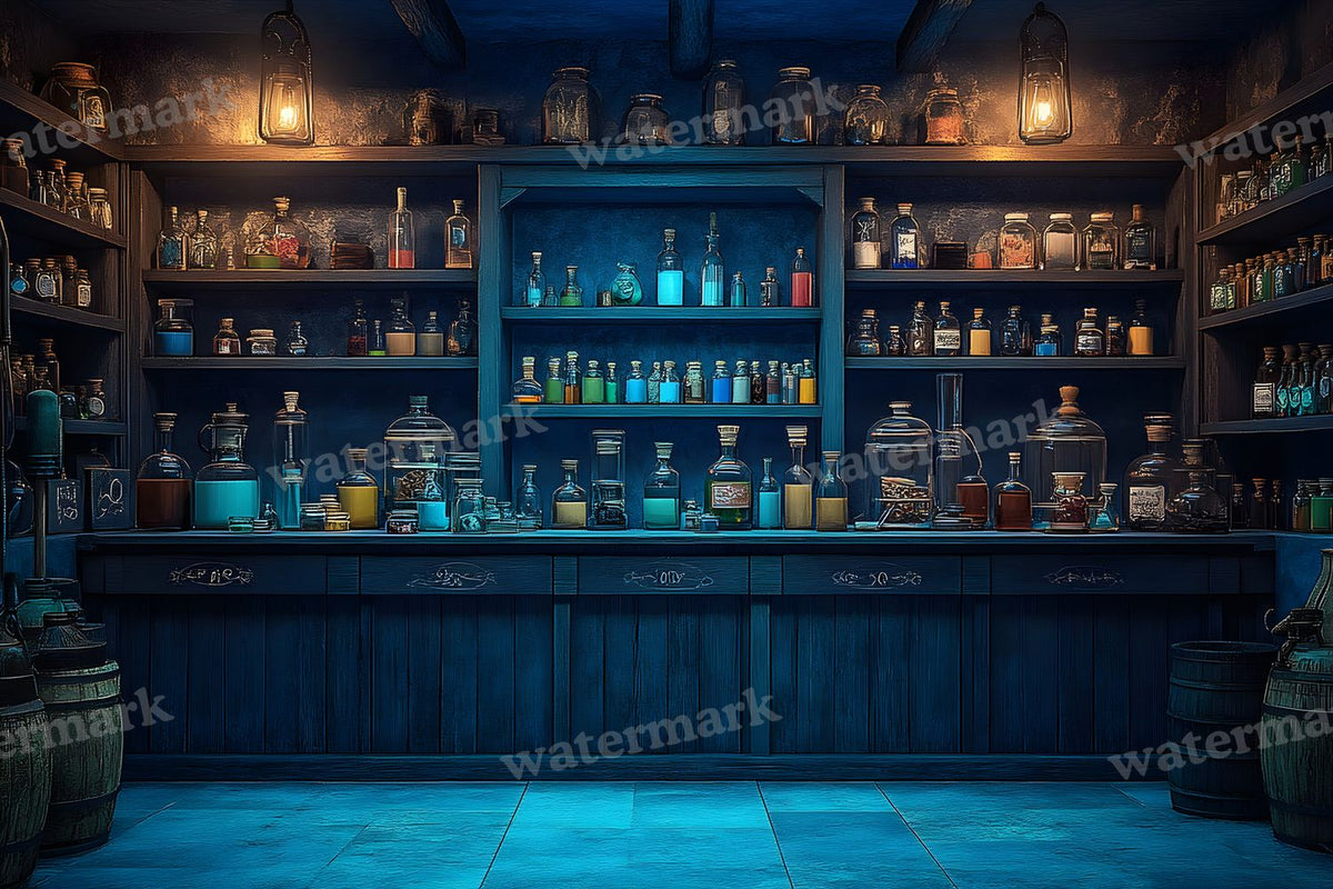 Witchs Apothecaryblue Backdrop Images