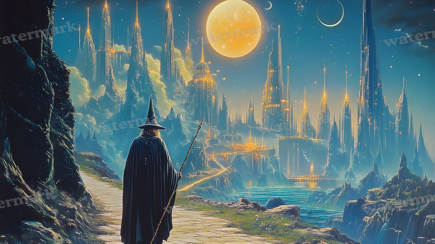 Wizard Walk Backdrop Images