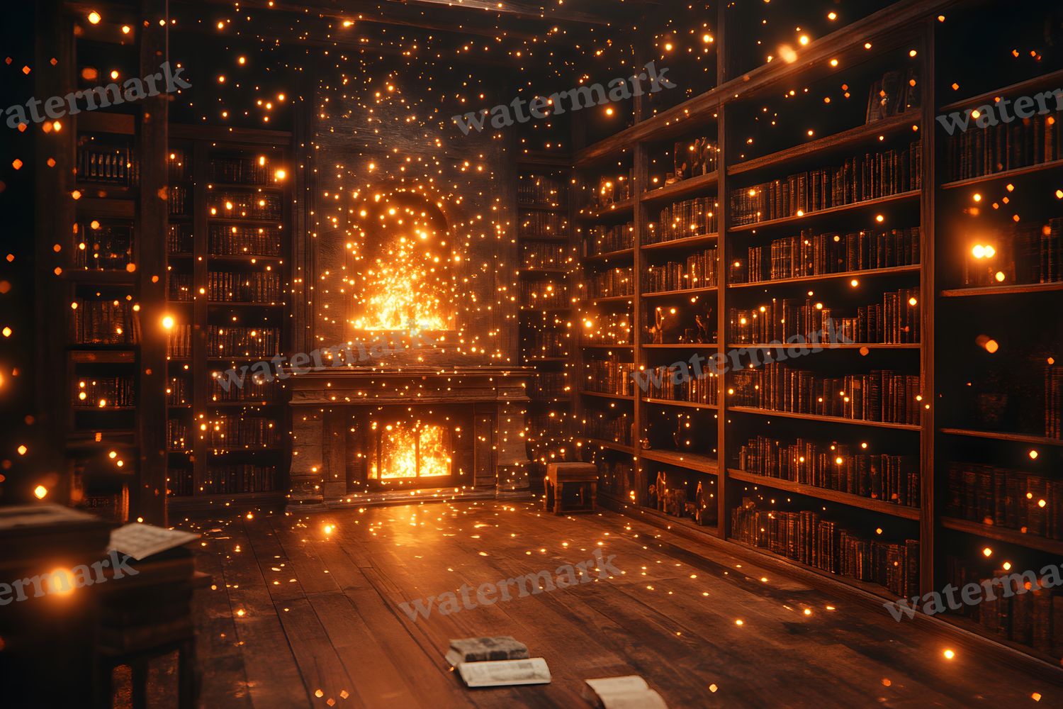 Wizards Library Backdrop Images