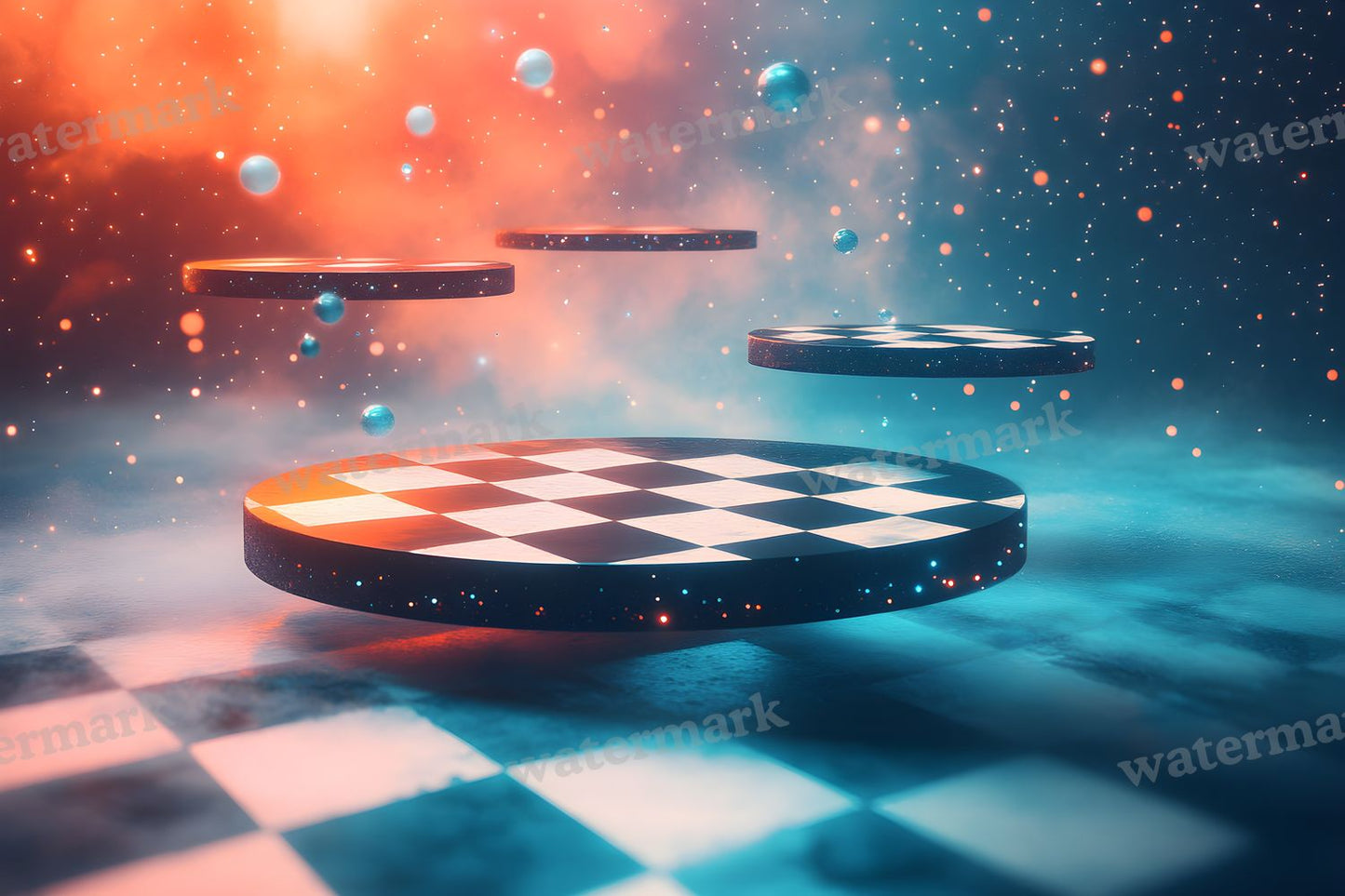 Wonderland Checkers Backdrop Images