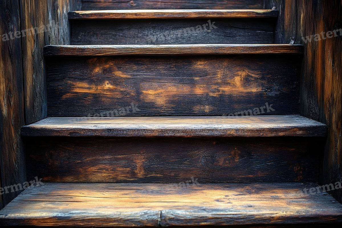 Wooden Stairrustic Vintage Backdrop Images