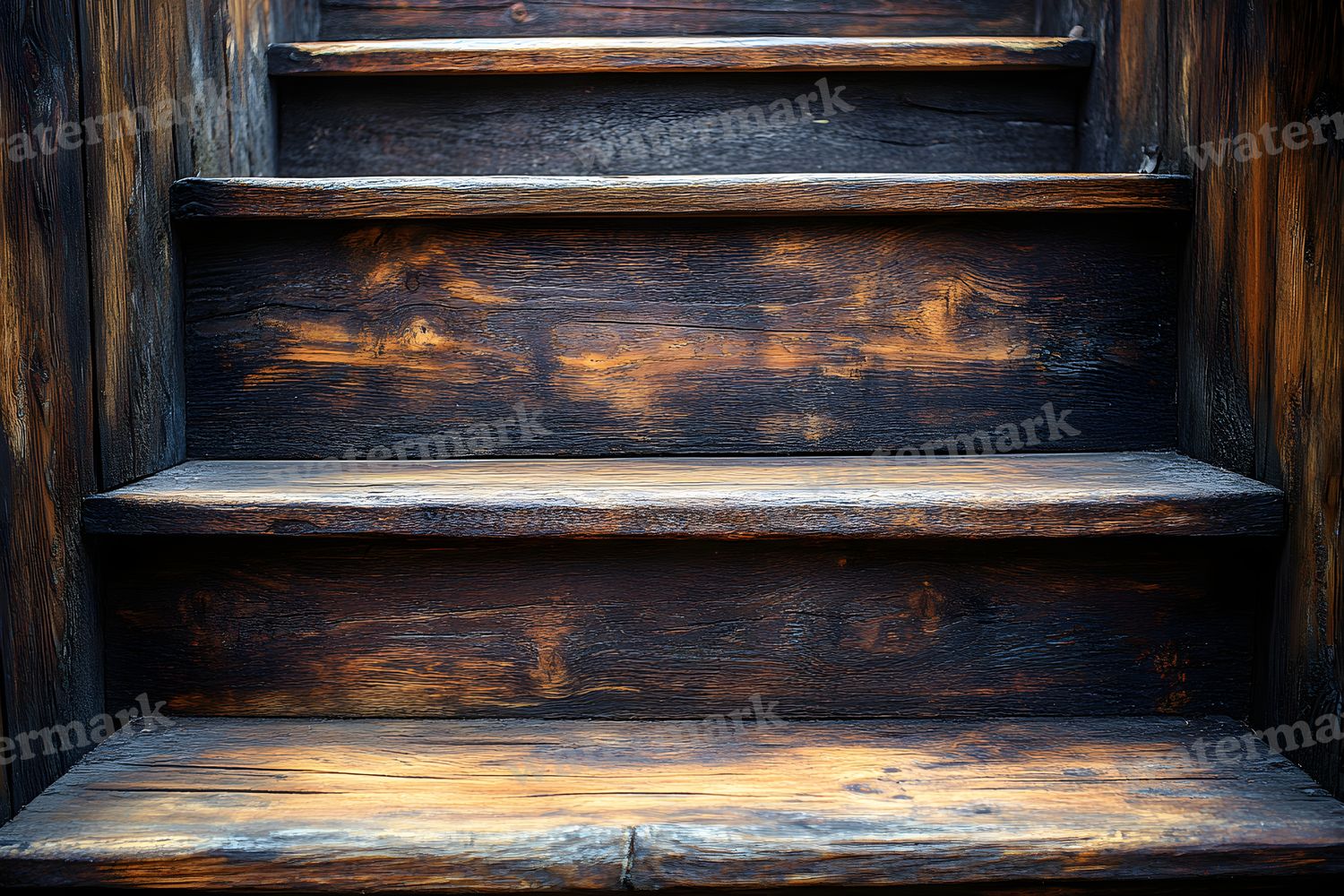 Wooden Stairrustic Vintage Backdrop Images