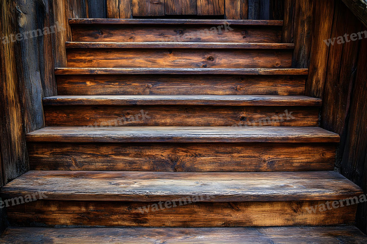 Wooden Stairrustic Vintage Backdrop Images