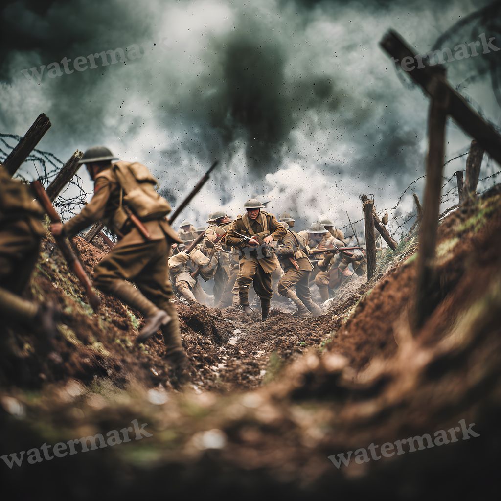 Ww Soldiercharging Backdrop Images