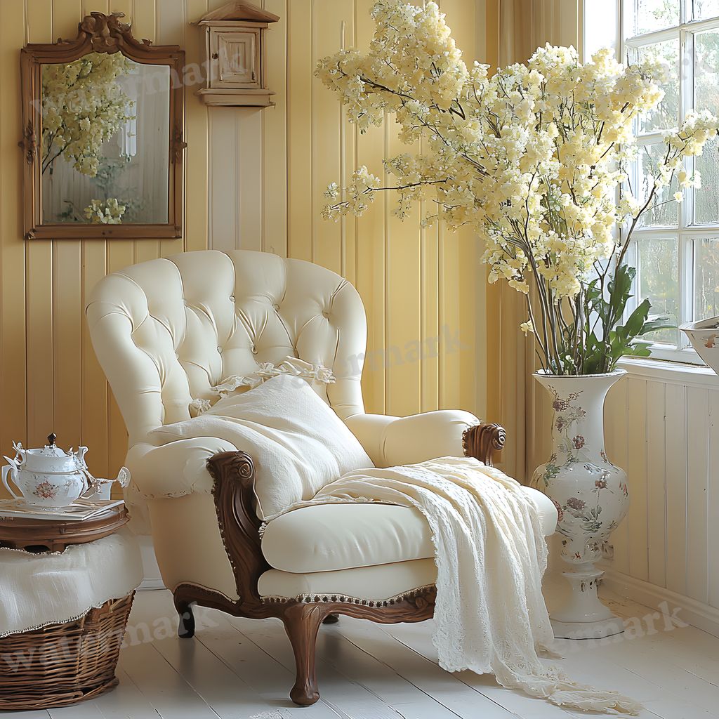 Yellow Pastel Room Backdrop Images