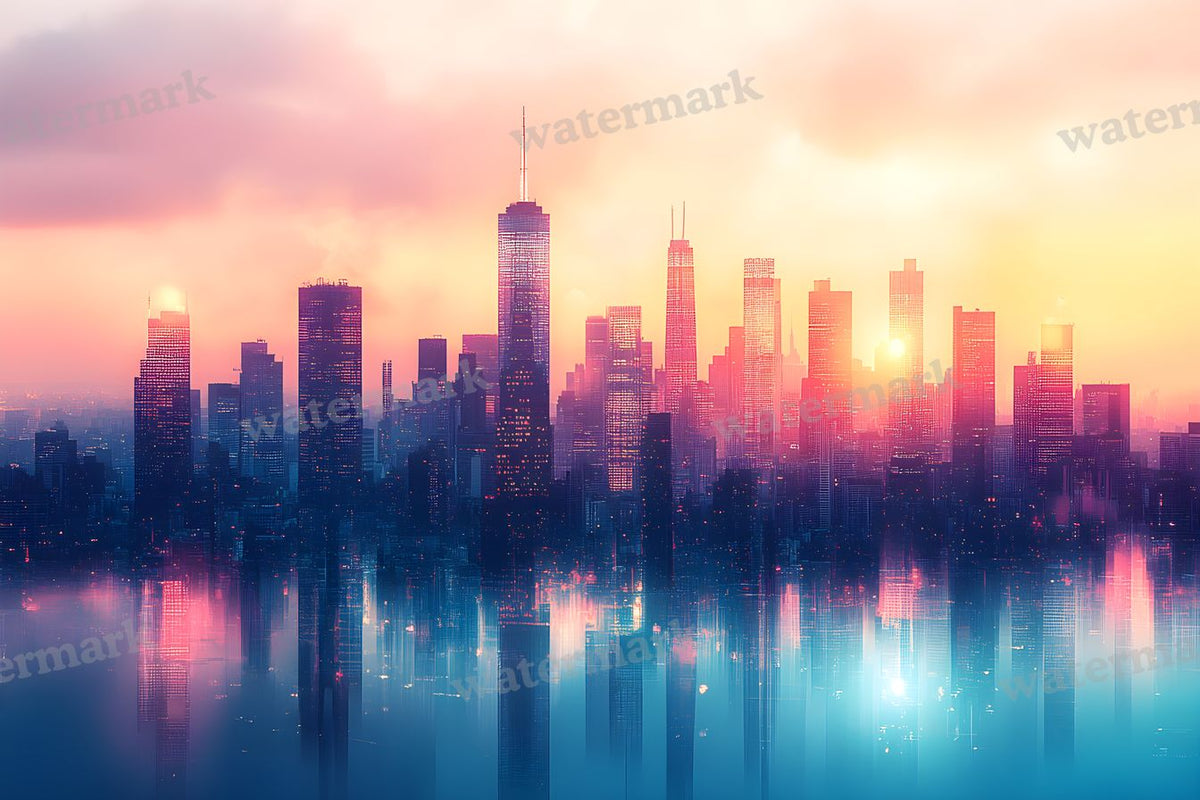Abstract Skyline Backdrop Images
