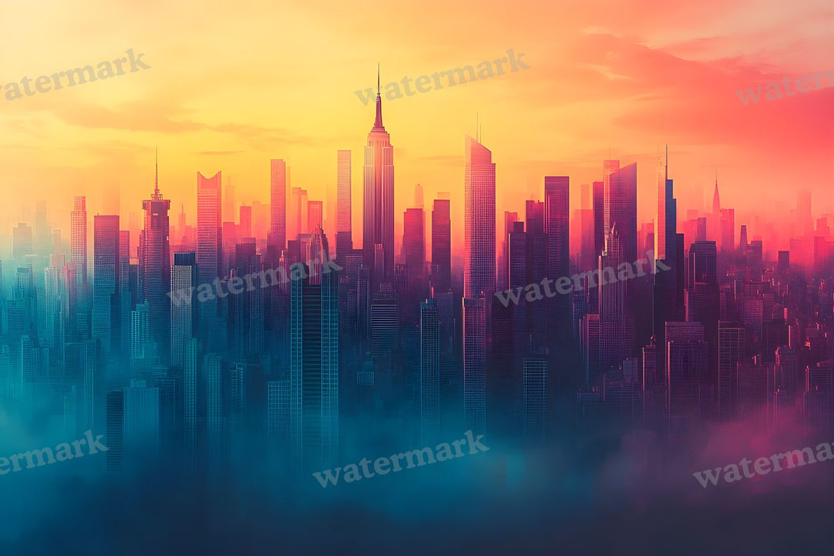 Abstract Skyline Backdrop Images