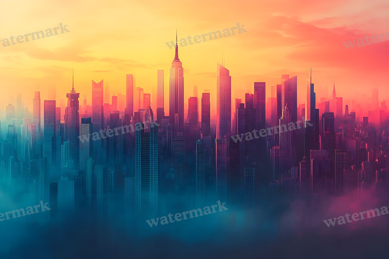 Abstract Skyline Backdrop Images