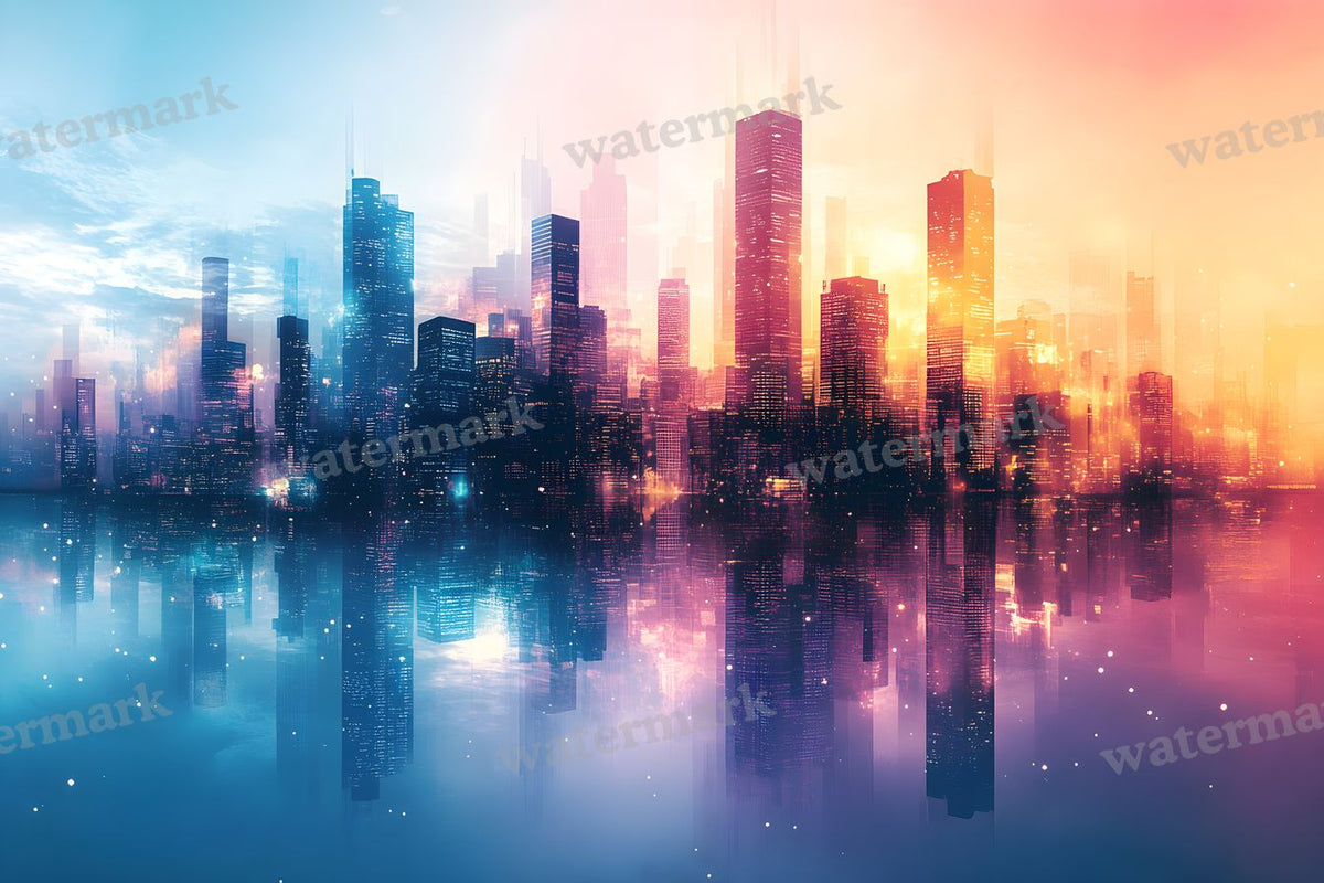 Abstract Skyline Backdrop Images