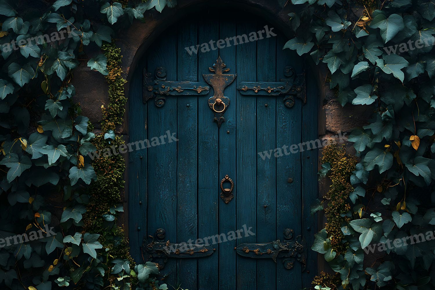 Aged Rustic Wood Door Backdrop Images