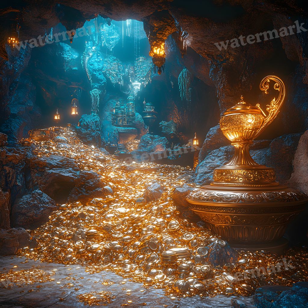 Aladdins Enchanted Cave Backdrop Images