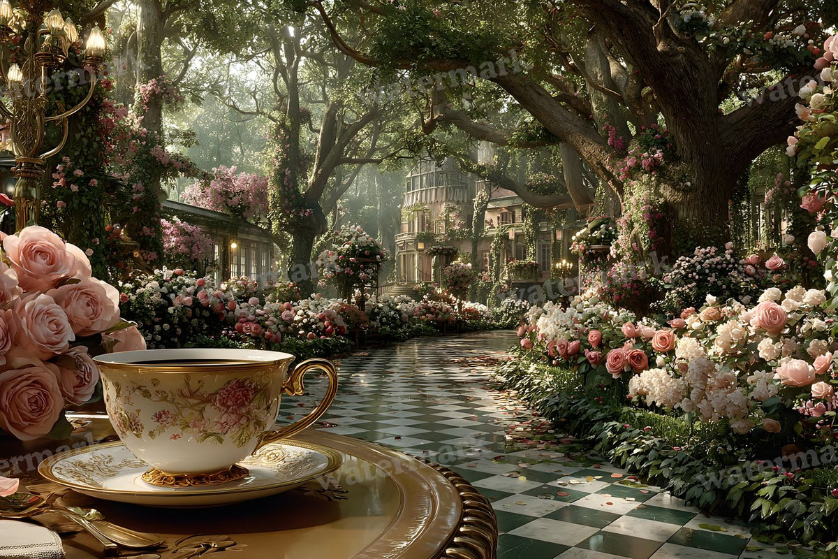Alice Wonderland Theme Backdrop Images