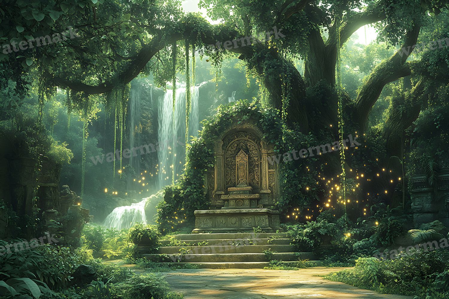 Amazonian Sacred Grove Backdrop Images