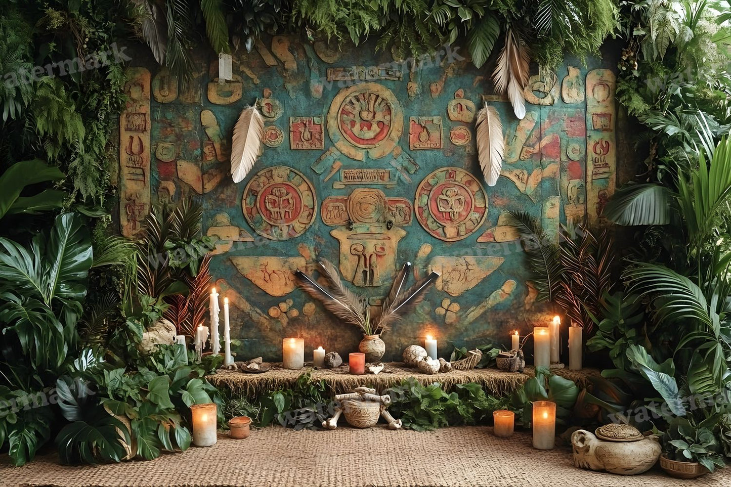 Amazonian Shamanic Ritual Backdrop Images