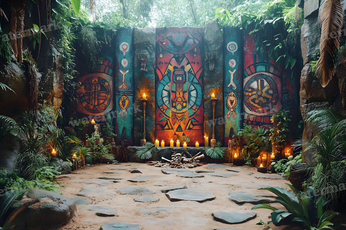 Amazonian Shamanic Ritual Backdrop Images
