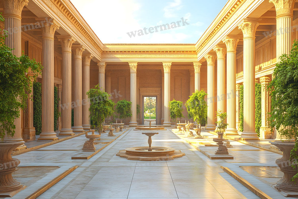 Ancient Roman Courtyard Backdrop Images
