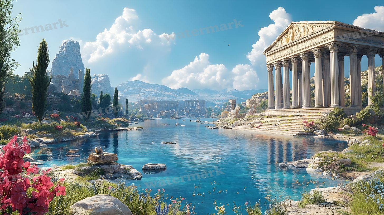 Ancient Ruins Backdrop Images