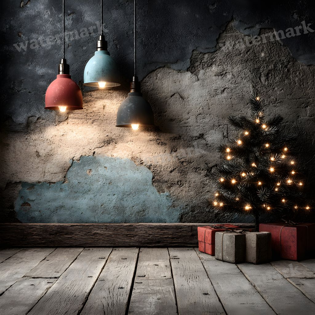 Black Gothic Christmas Backdrop Images