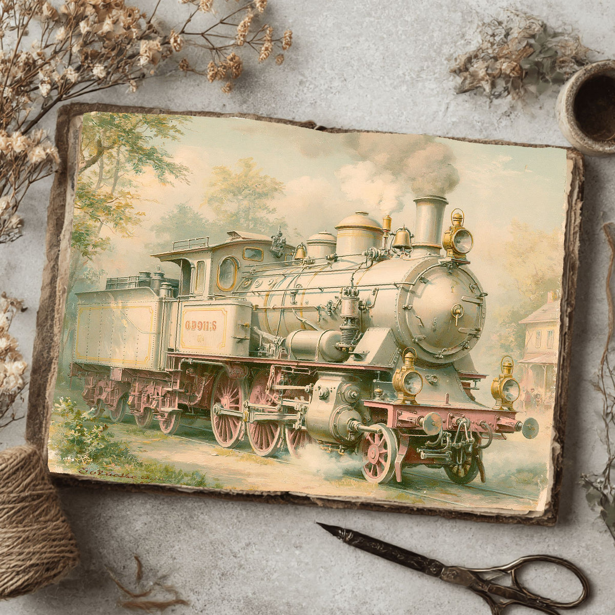 Distressed Vintage Hazy