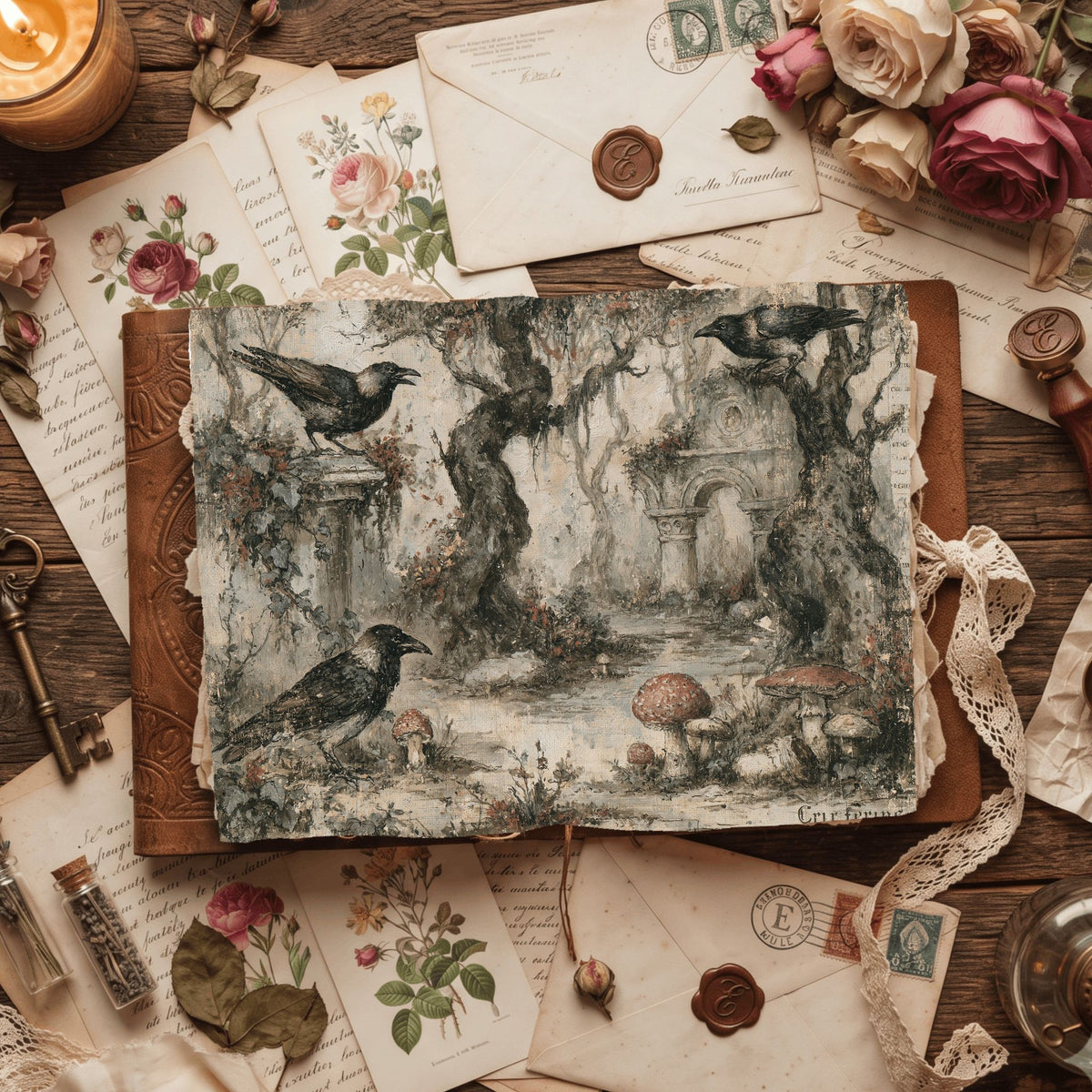 Enchanted Gothic Forest Journal Paper