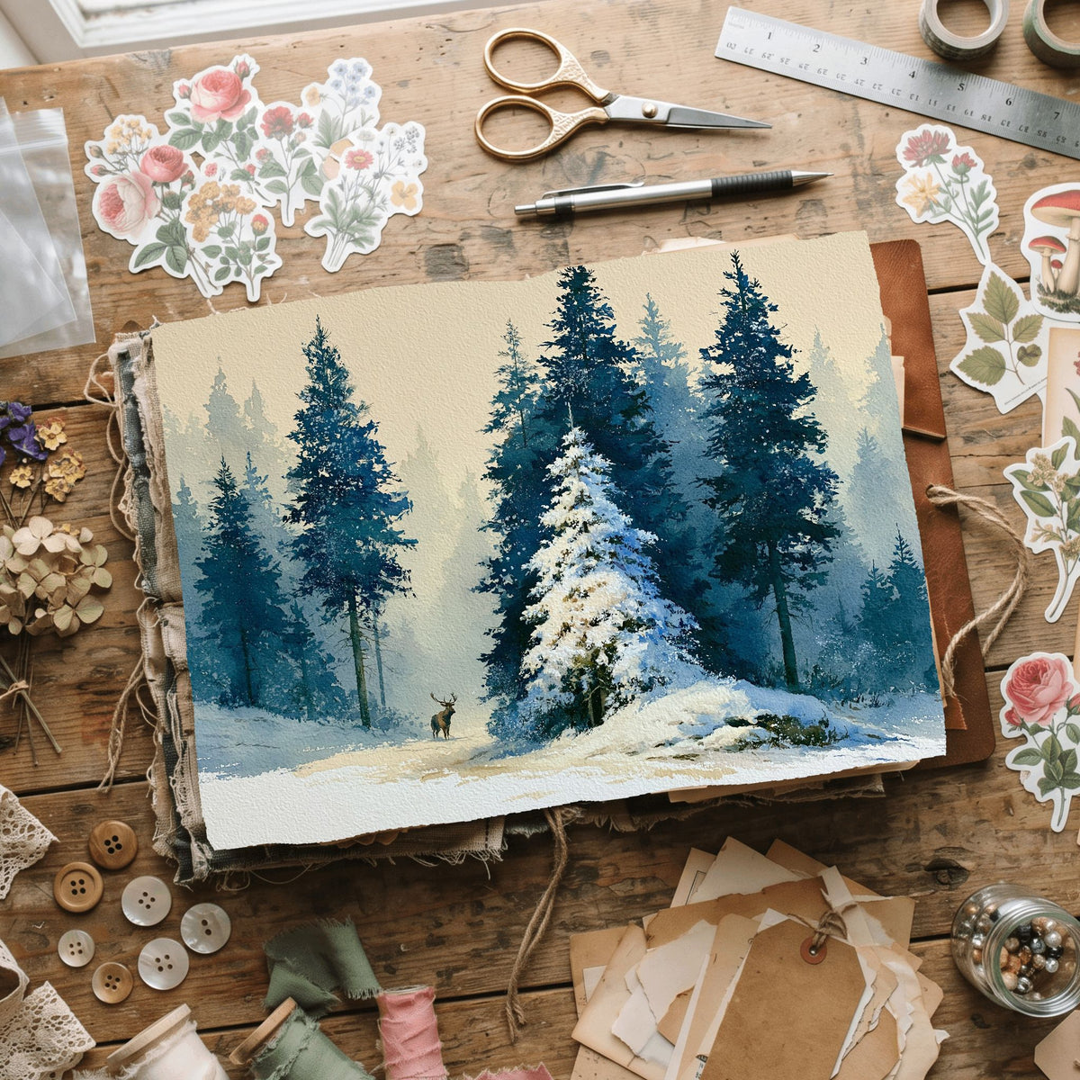 Fine Art Watercolor On Cotton Paper