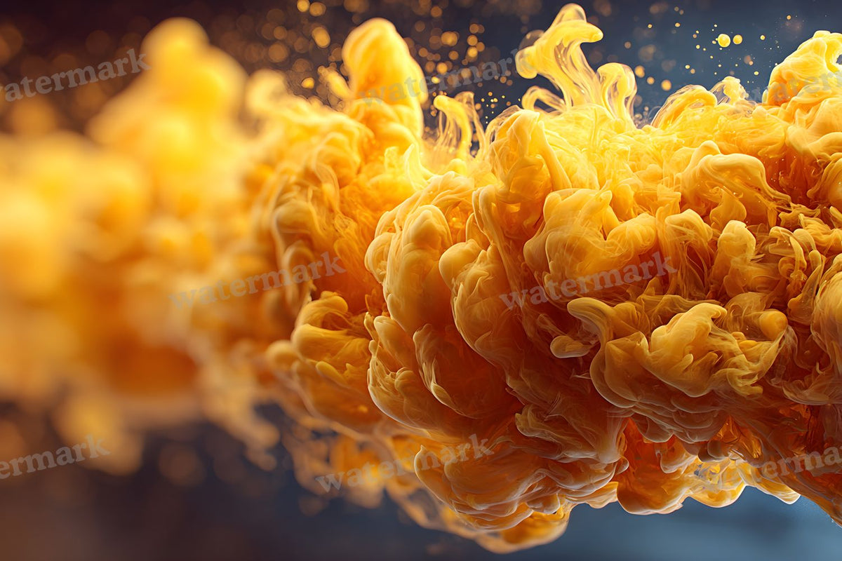 Orange Smoke Texture digital photo backdrop for photo editing, preview 10