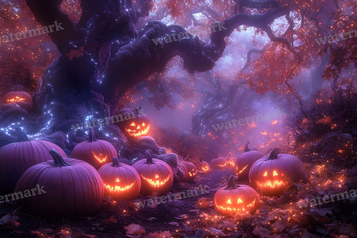 Pumpkin Grove Magic Backdrop Images