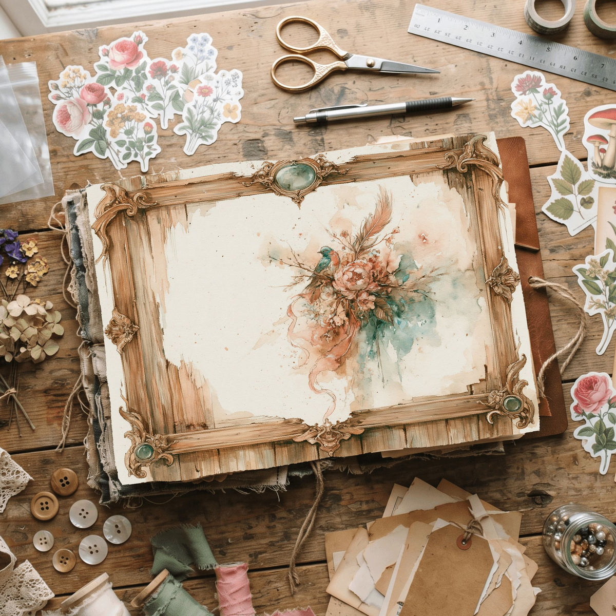 Regal Antique Wooden Frame