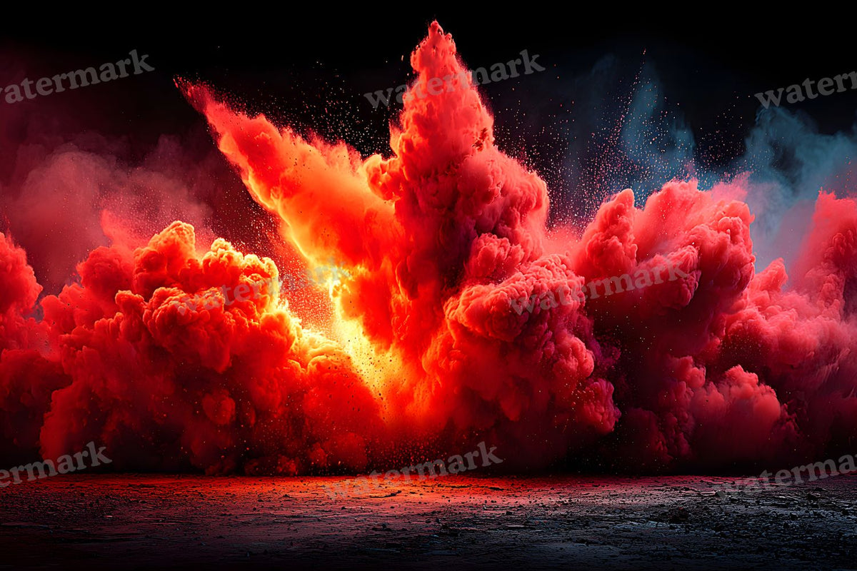 Ruby Smoke Action Backdrop Images