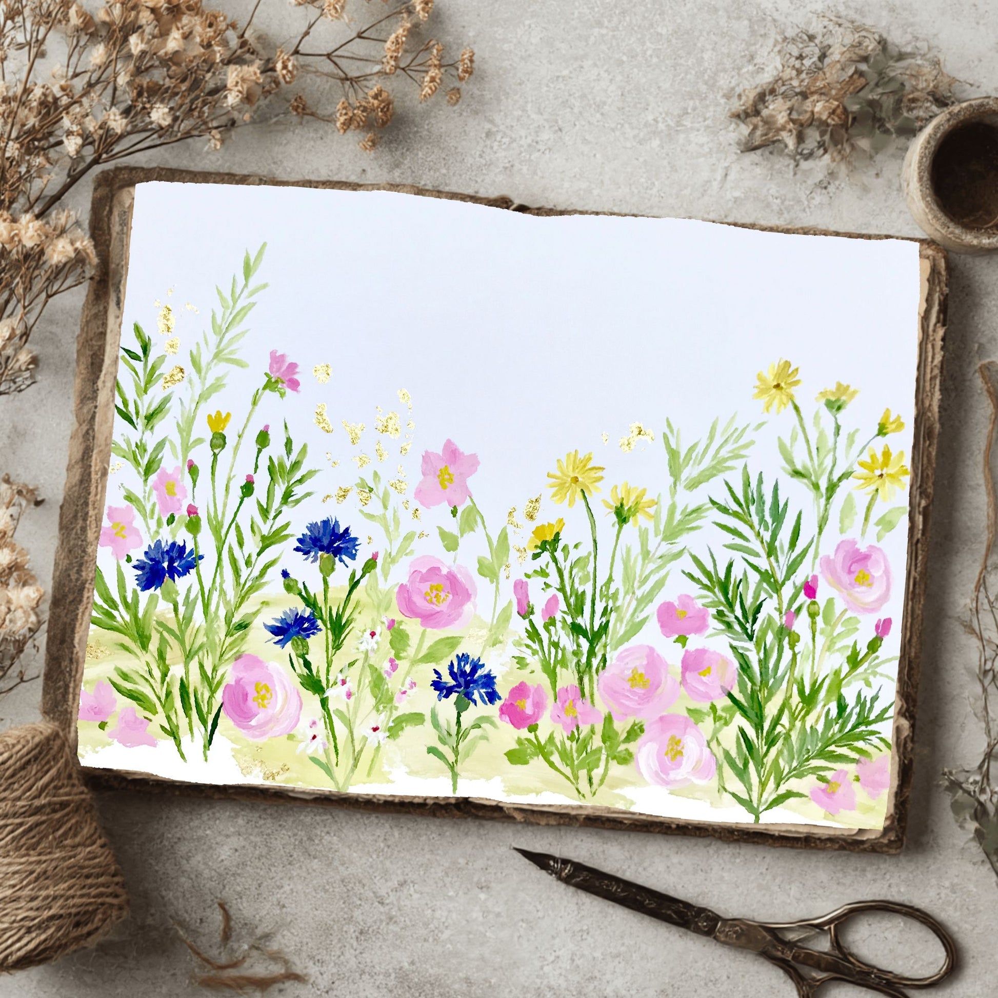 Soft Impressionist Landscape Painting