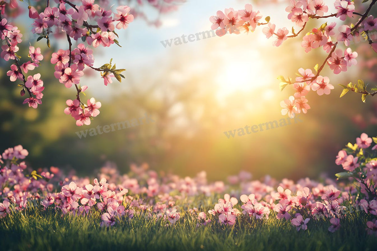 Spring Blossom Escape Backdrop Images