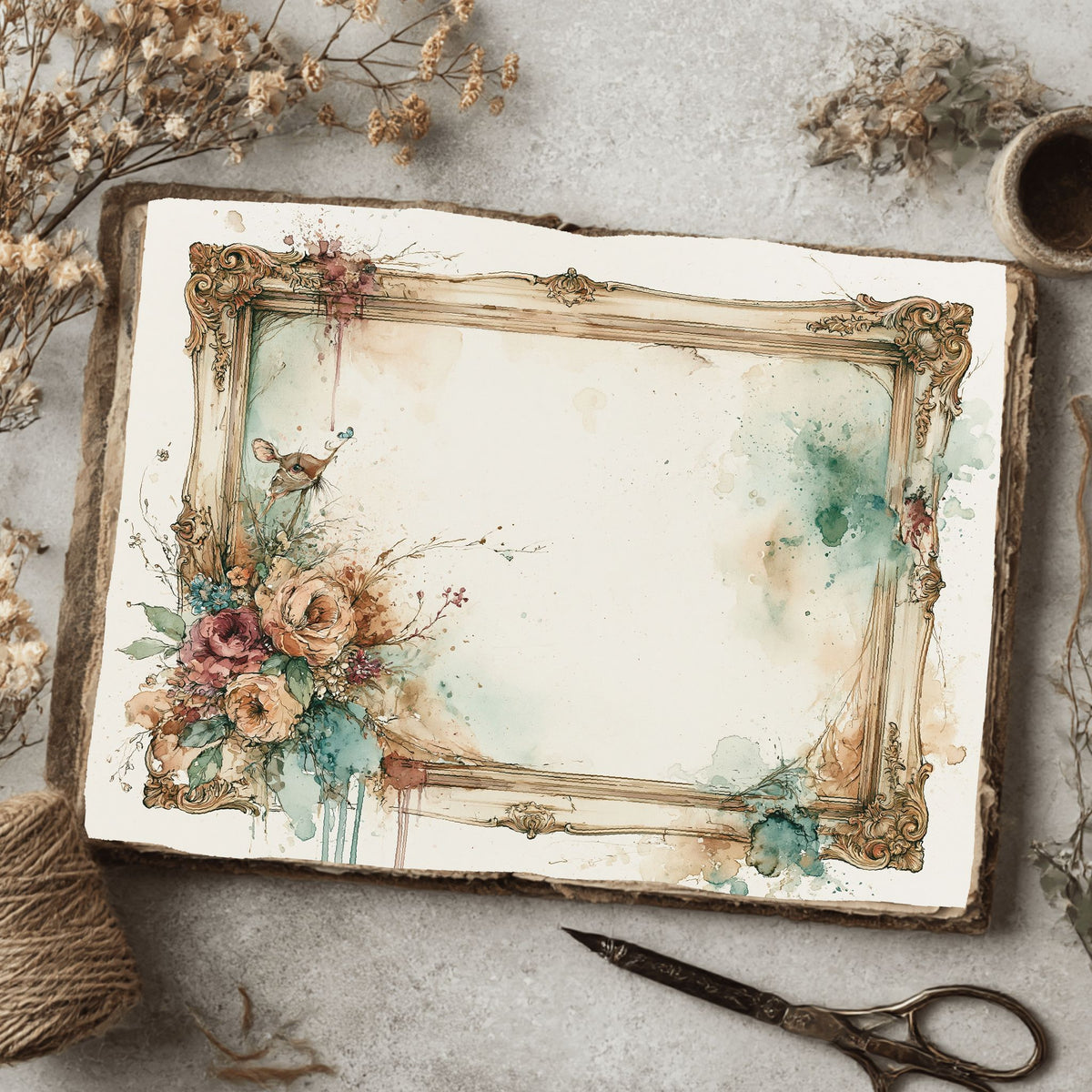 Vintage Ornate Picture Frame