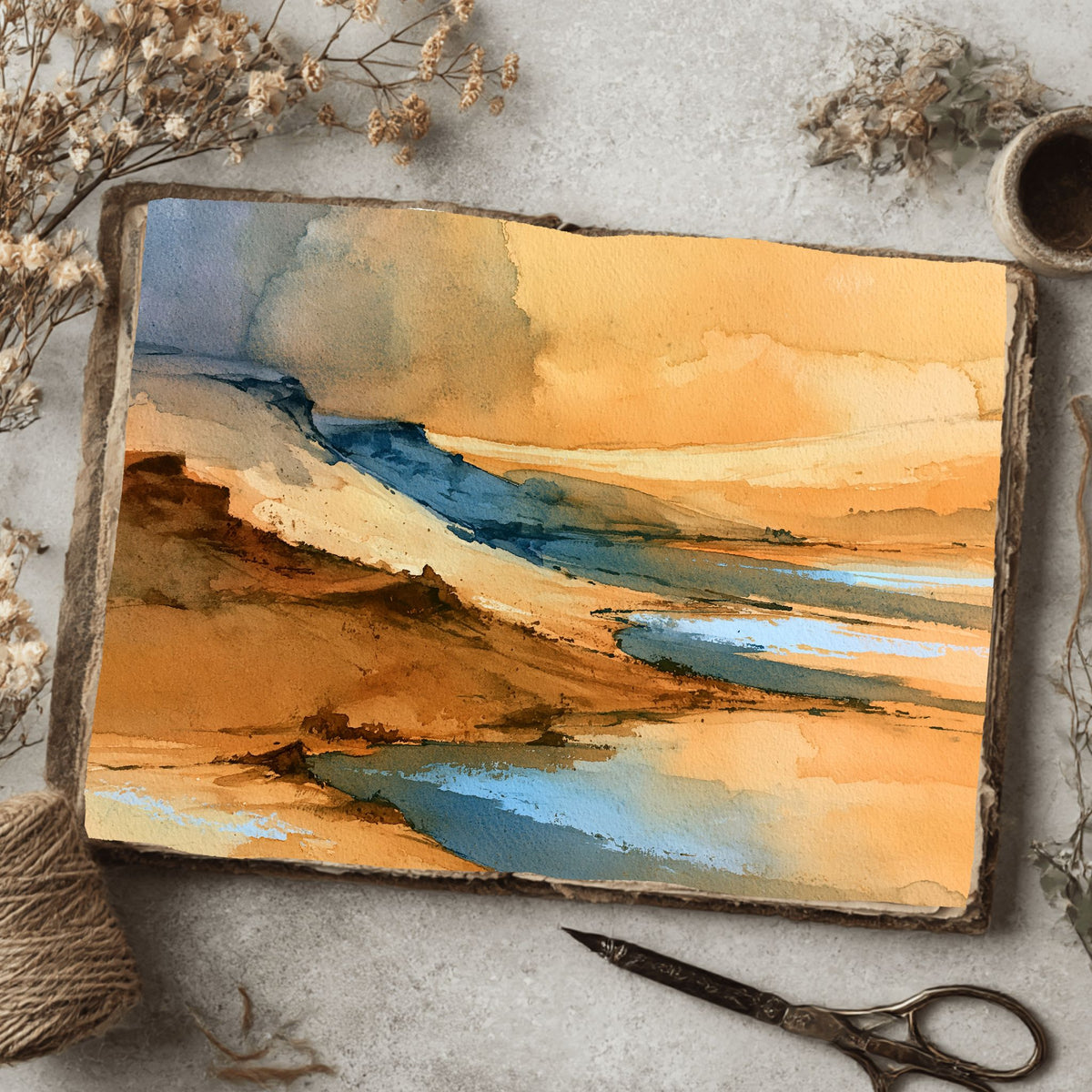 Warm Desert Landscape