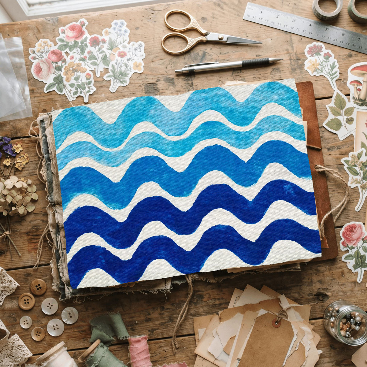 Water Wave Texture Pattern