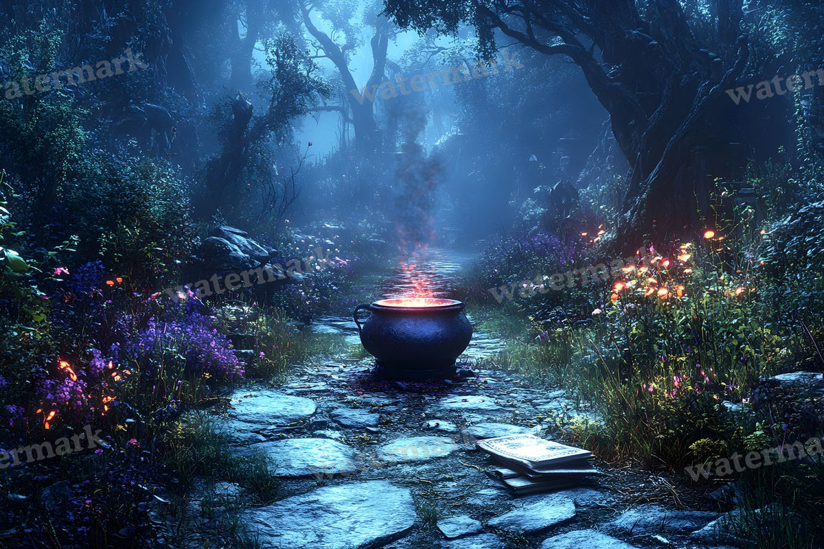 Wicked Witch Garden Backdrop Images