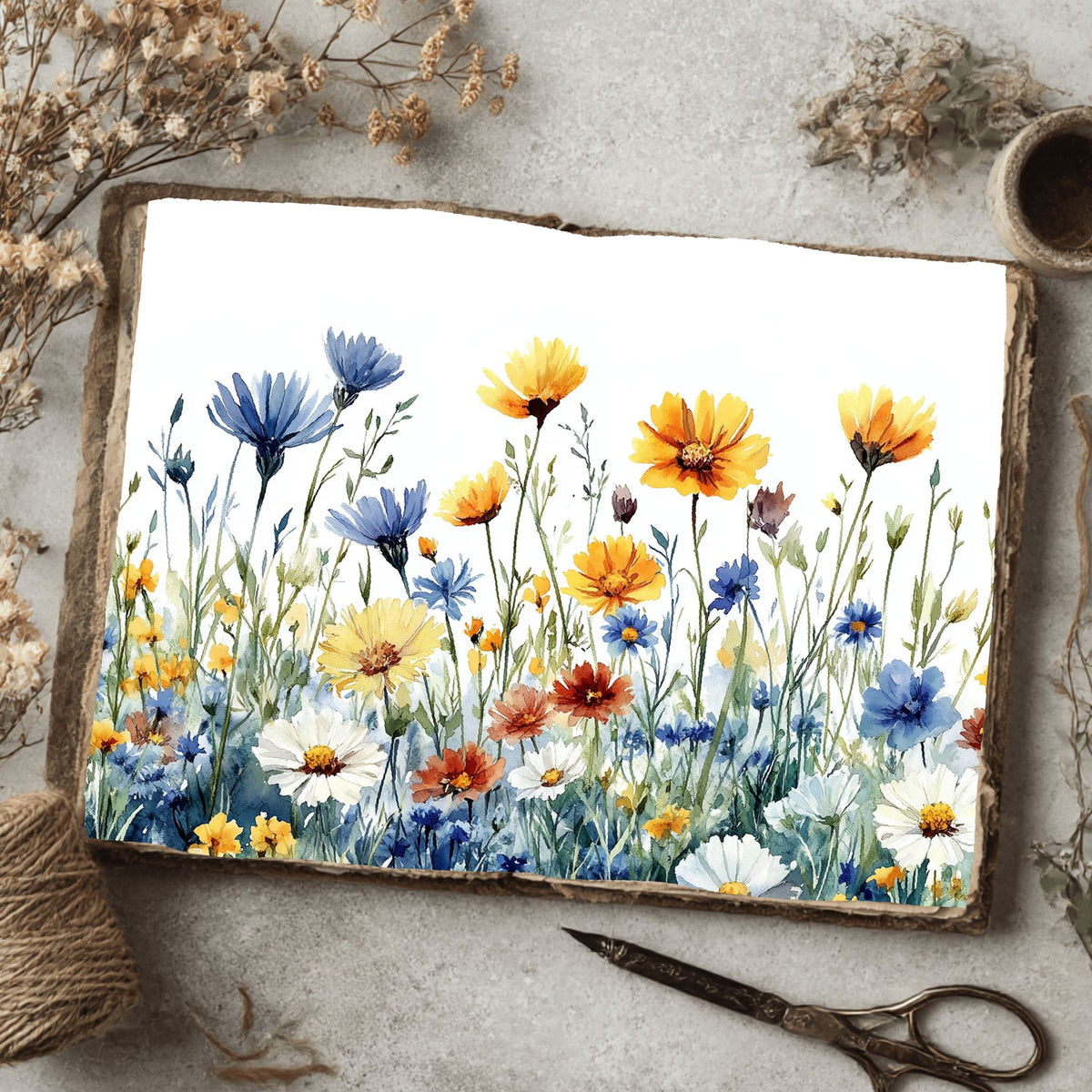 Wildflower Breeze Writing Paper
